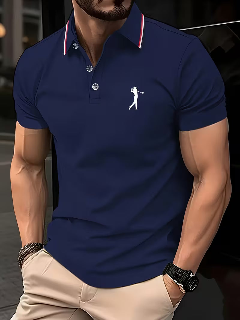 Arnold | Casual Short-Sleeve Golf Printed Shirt