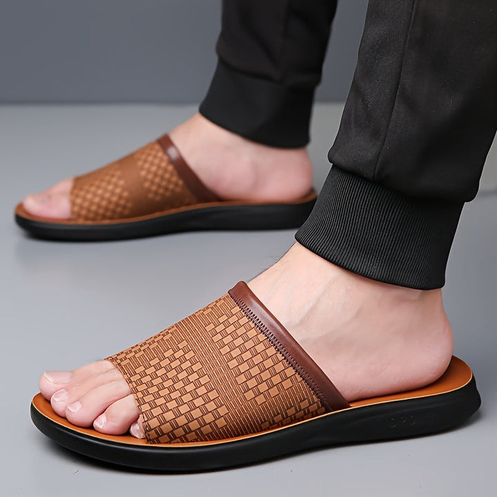 Elliot | Woven Slide Sandals