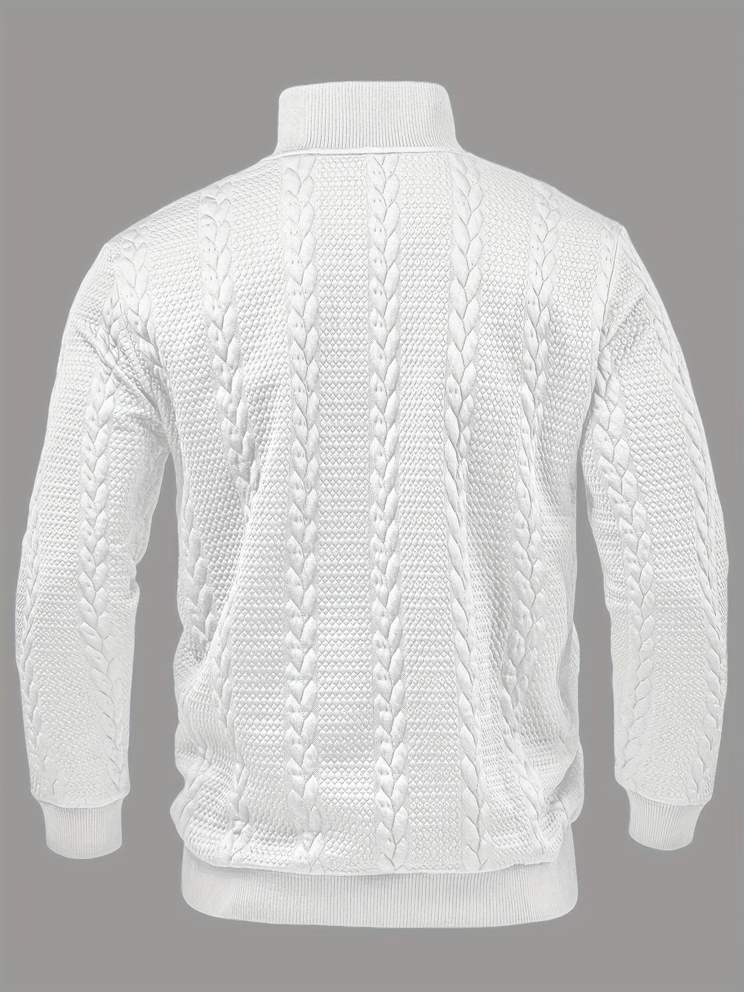 Sterling | Textured Stand-Collar Pullover