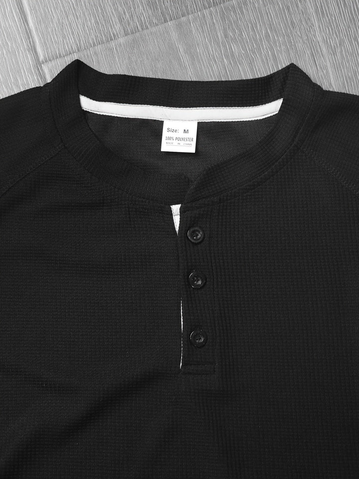 Graham | Classic Button Henley Shirt