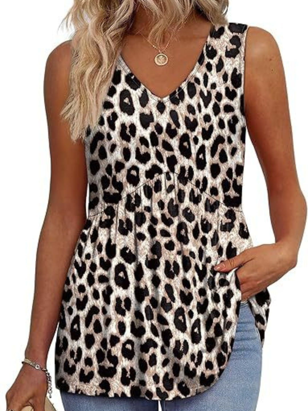 Women’s Top | Sleeveless V-Neck