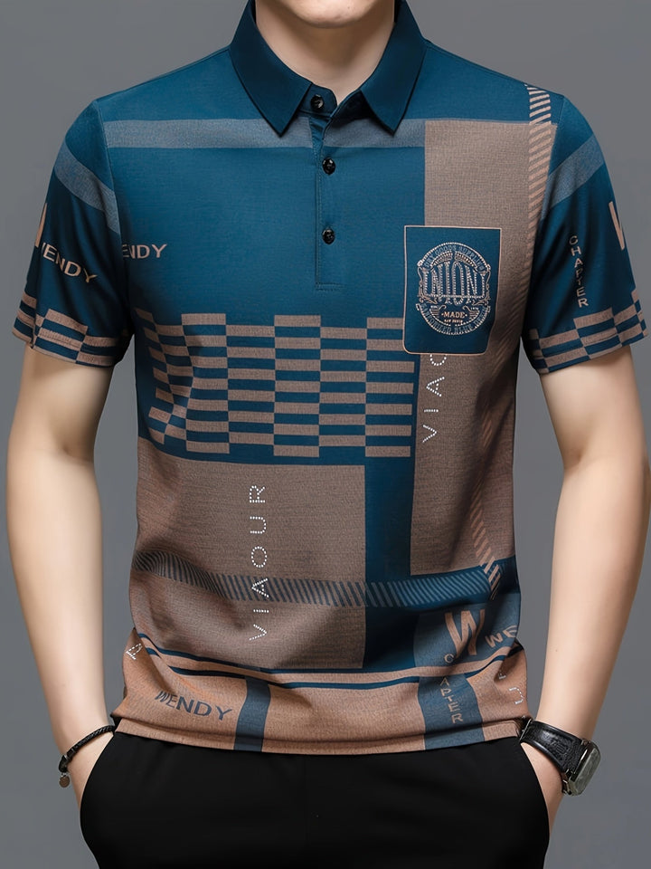 Nathaniel | Refined Colorblock Polo Shirt