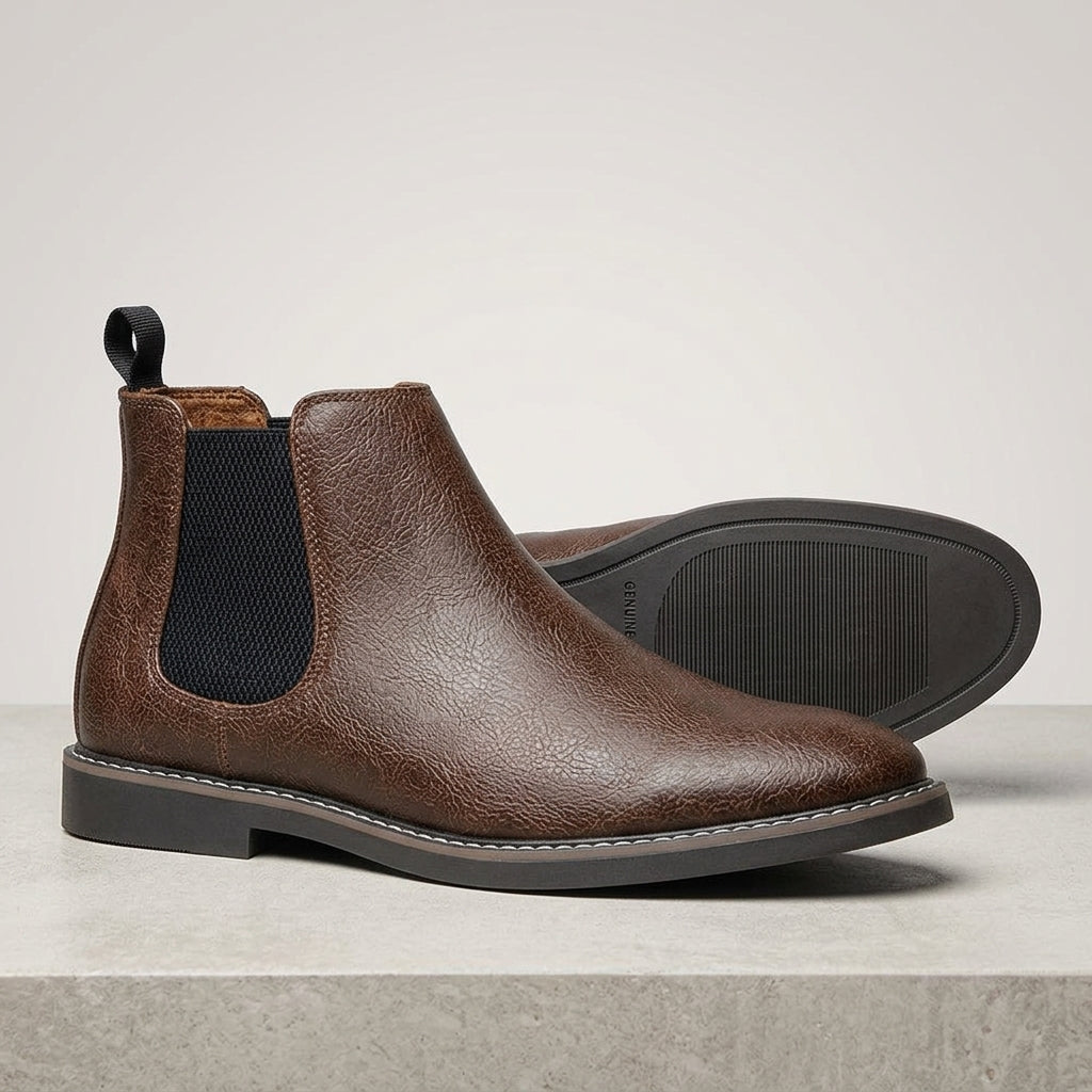 William Leather Chelsea Boots