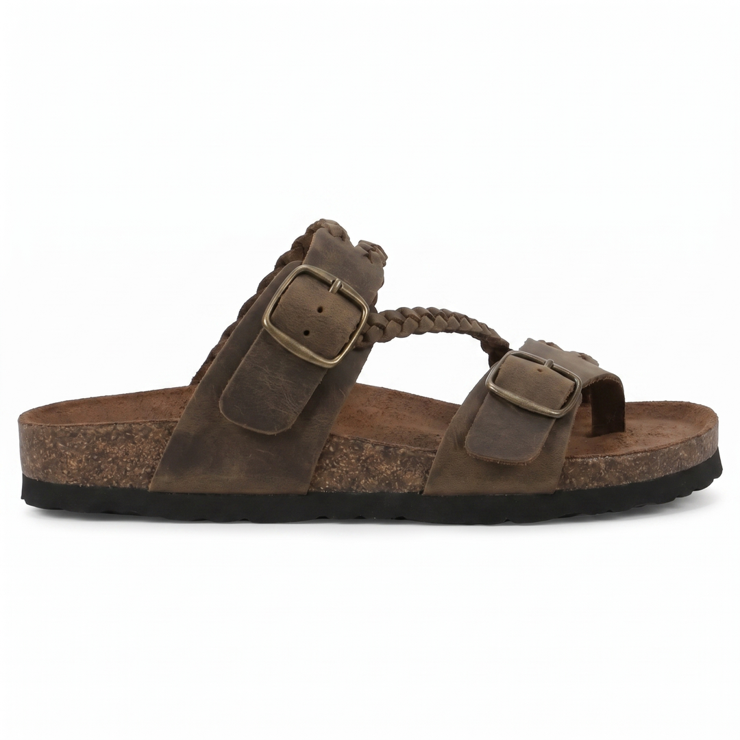 Hayleigh Braided Cork Sandals – Your Feet Falled. They Want These.