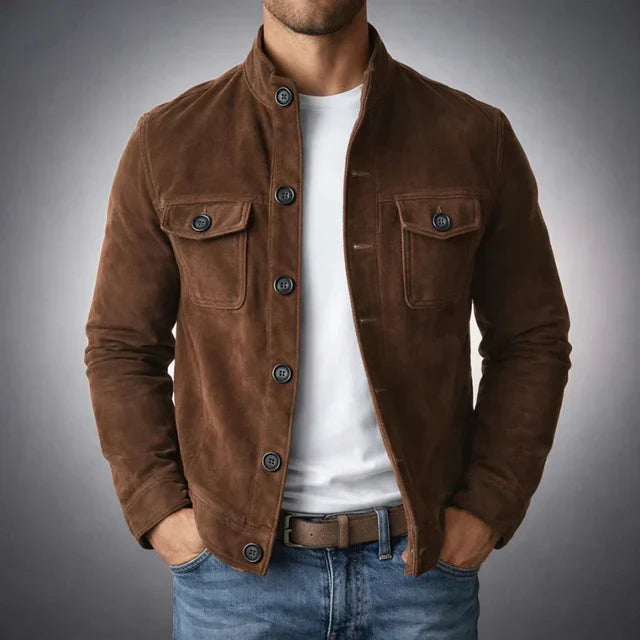 Jacob | Classic Pocket Suede Jacket