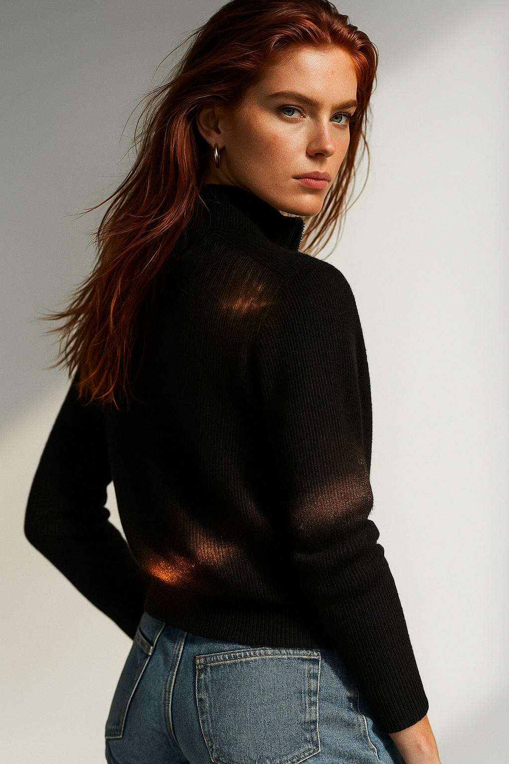 Jean | Wool Zip-Up Cardigan for Women