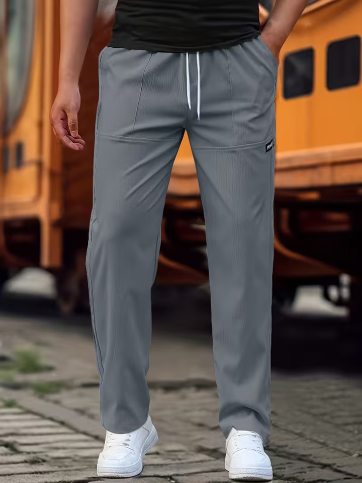 Ryan | Casual Lightweight Straight-Leg Pants