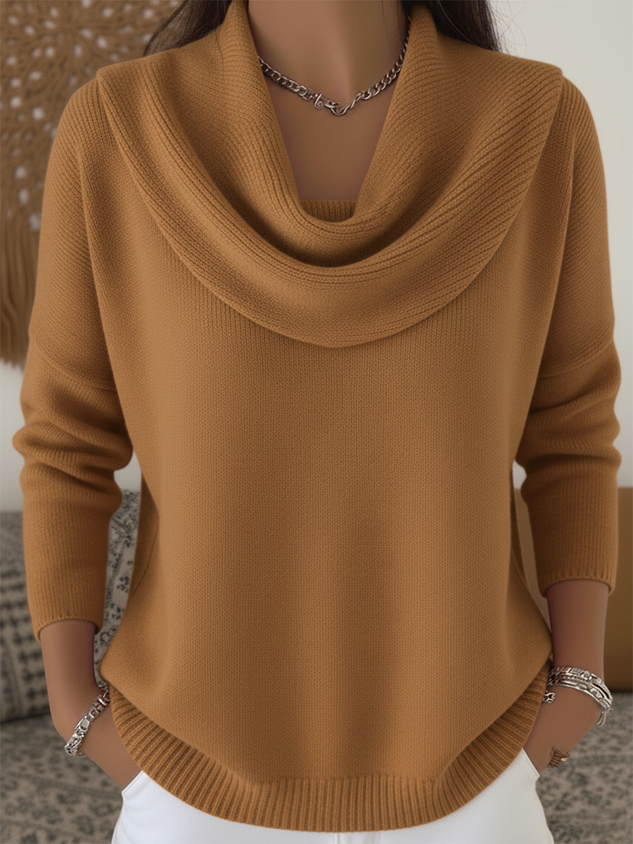 Women’s Sweater | Cowl Collar Design