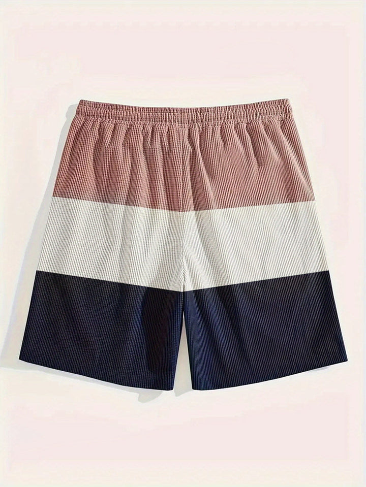 Warren | Color Block Casual Shorts