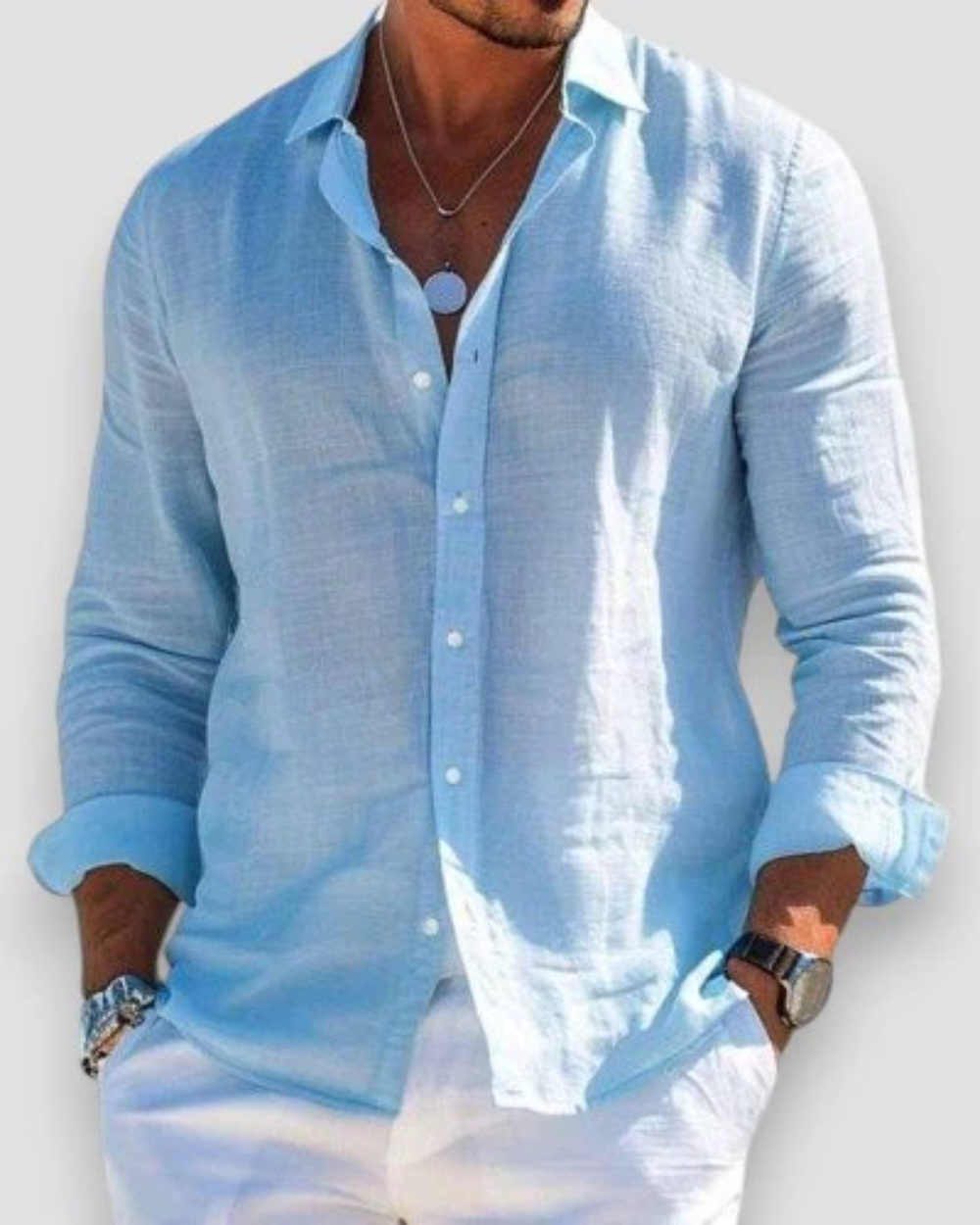 Connor | Casual Summer Long Sleeve Shirt