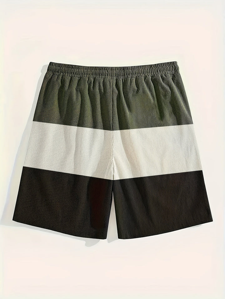 Warren | Color Block Casual Shorts