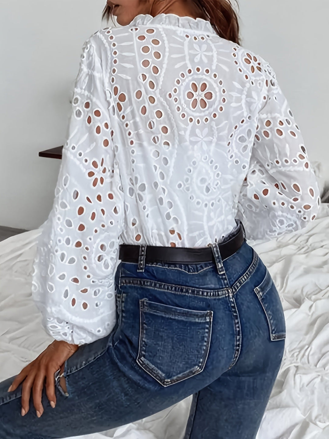 Women’s Blouse | Embroidered Long Sleeve