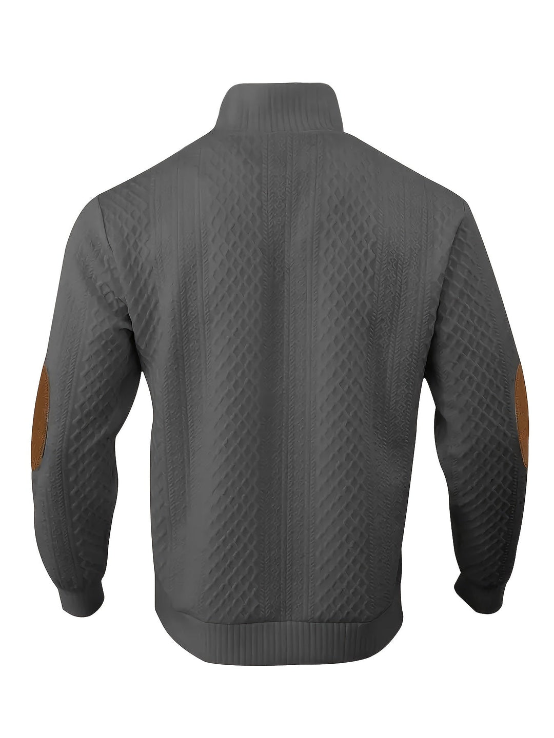 Ronan | Stand Collar Button Henley Sweater