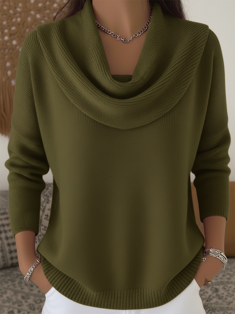 Women’s Sweater | Cowl Collar Design
