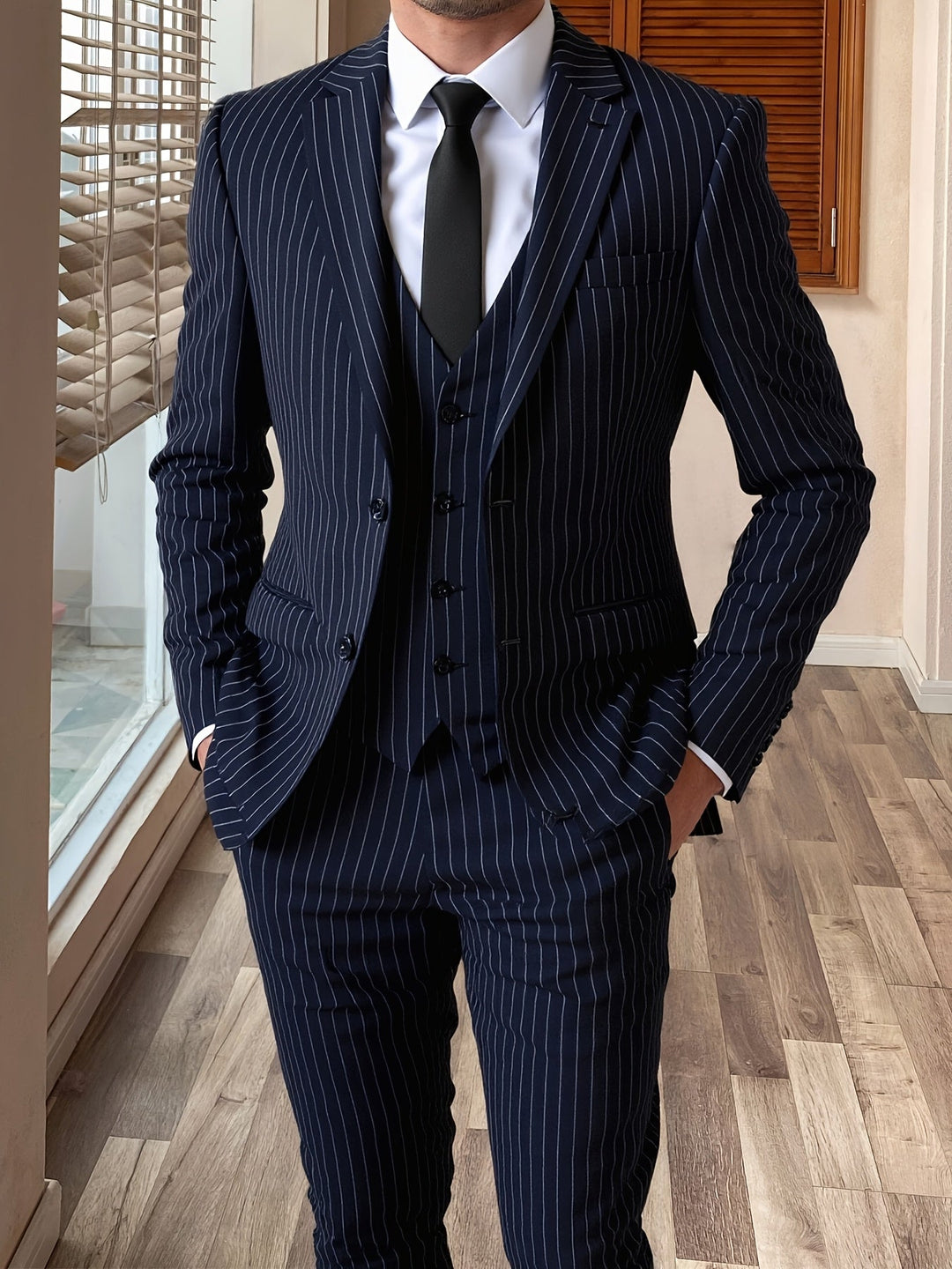 Sullivan | Pinstripe Three-Piece Suit