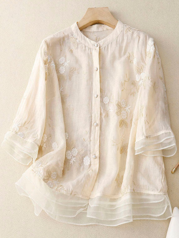 Women’s Blouse | Embroidered Accents