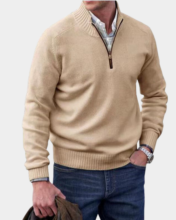 Niko | Classic Zip-Up Sweater