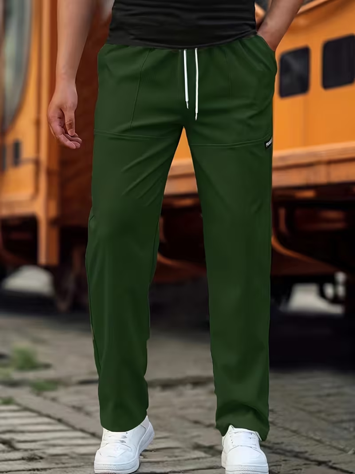 Ryan | Casual Lightweight Straight-Leg Pants