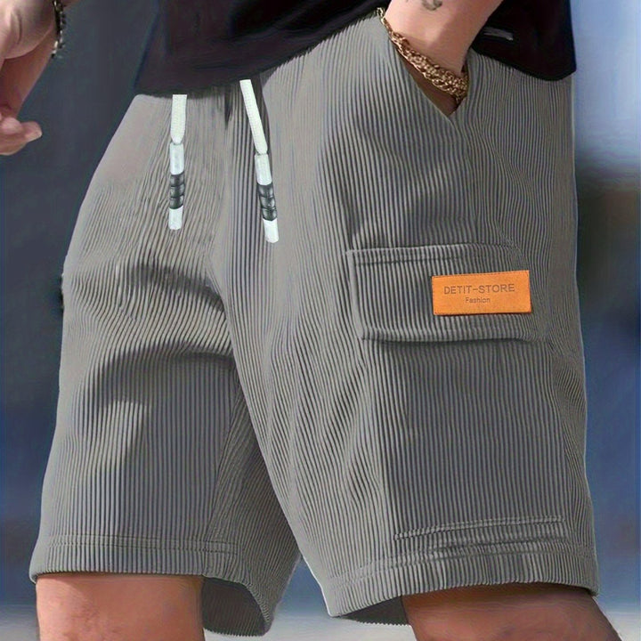 Griffin | Textured Cargo Shorts