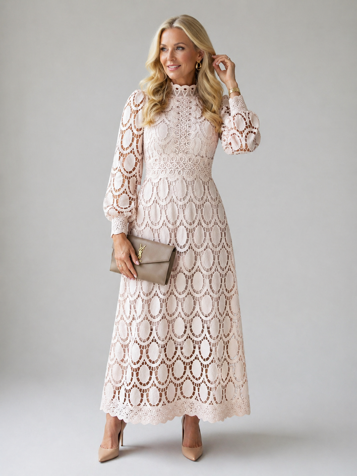 Eloah - Elegant Lace Midi Dress