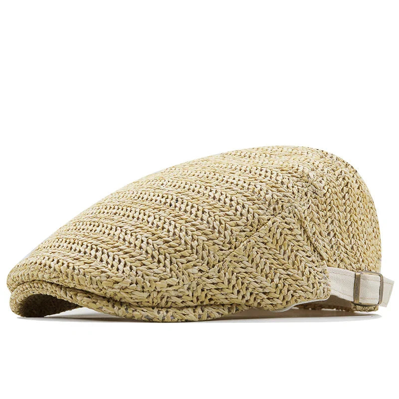 Everett | Woven Summer Flat Cap