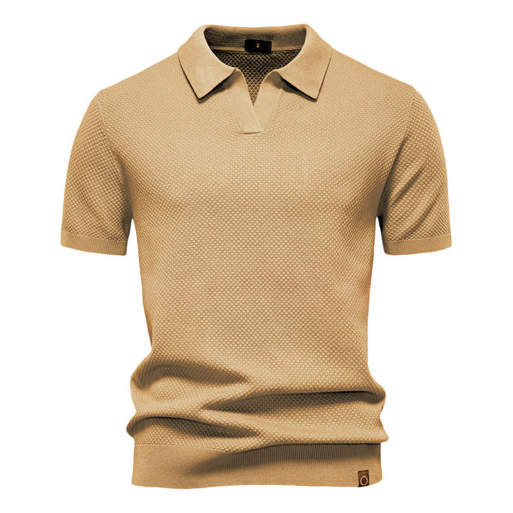 Carter | Classic Textured Polo Shirt
