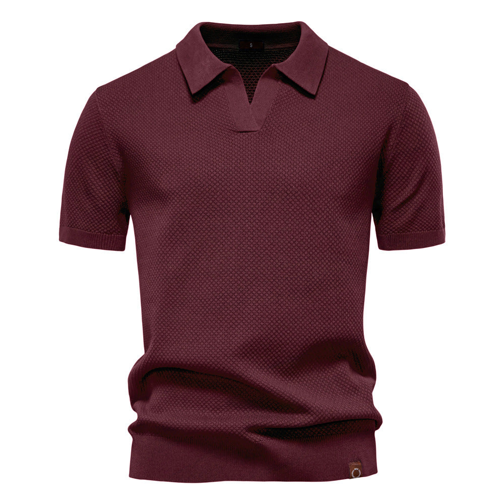 Carter | Classic Textured Polo Shirt