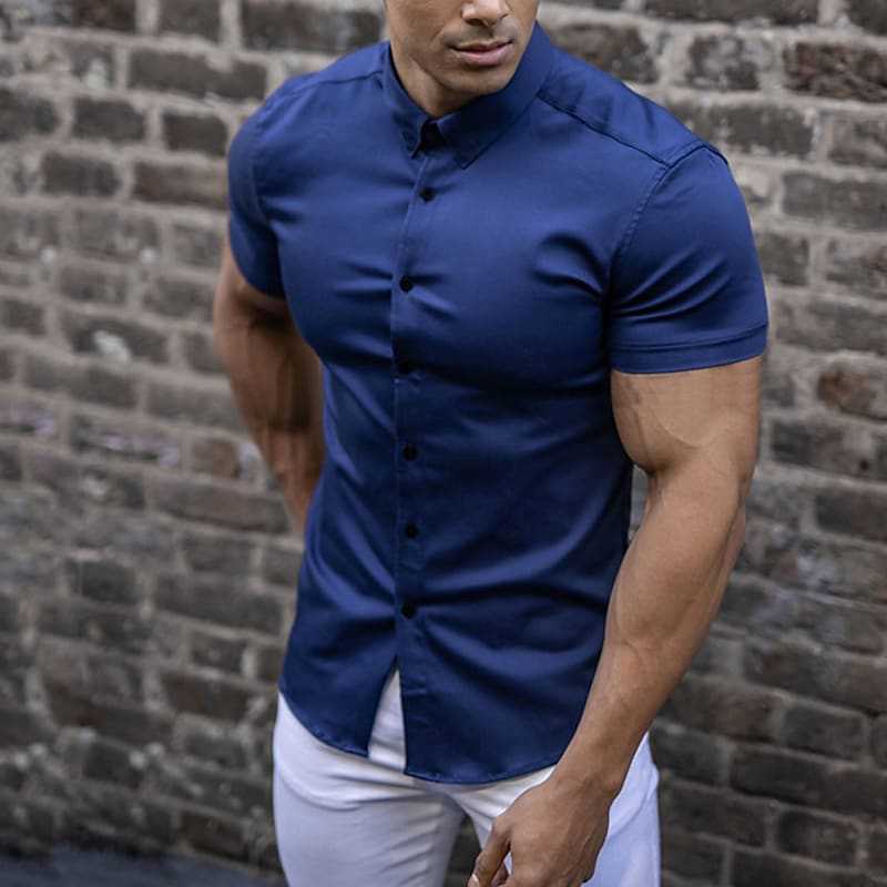 Blake | Slim Fit Short Sleeve Shirt