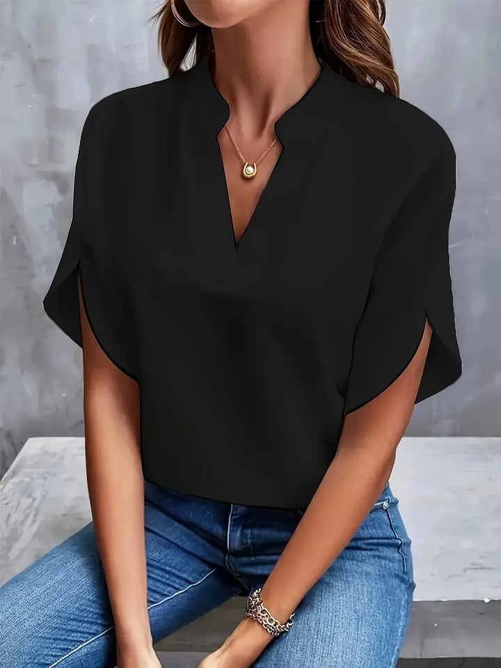 Women’s Blouse | V-Neck with Tailored Design