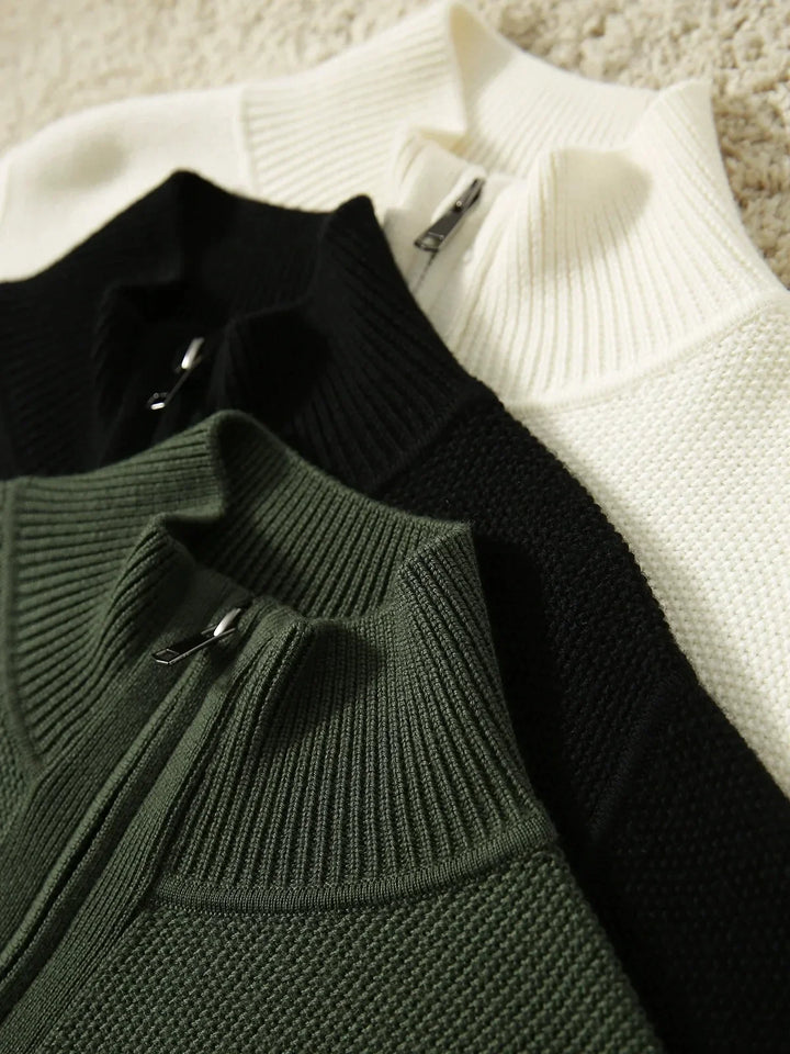 Jean | Wool Zip-Up Cardigan for Women