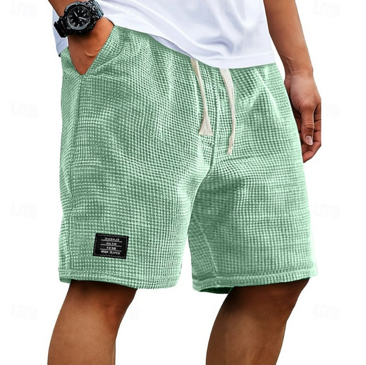 Steven | Casual Waffle Summer Shorts
