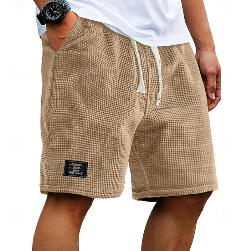 Steven | Casual Waffle Summer Shorts