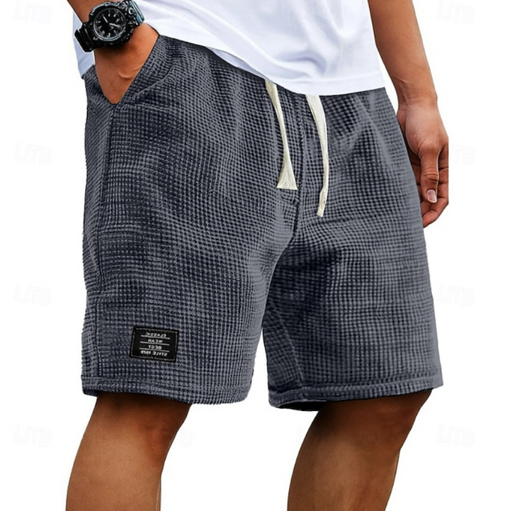 Steven | Casual Waffle Summer Shorts