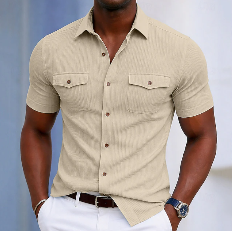 Nathaniel | Tailored Pocket Button Shirt