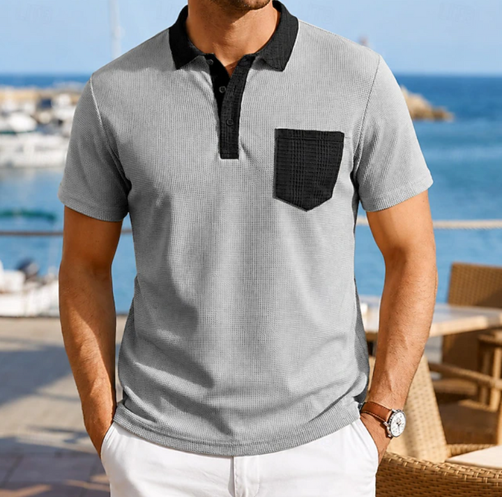 Harrison | Contrast Pocket Polo Shirt