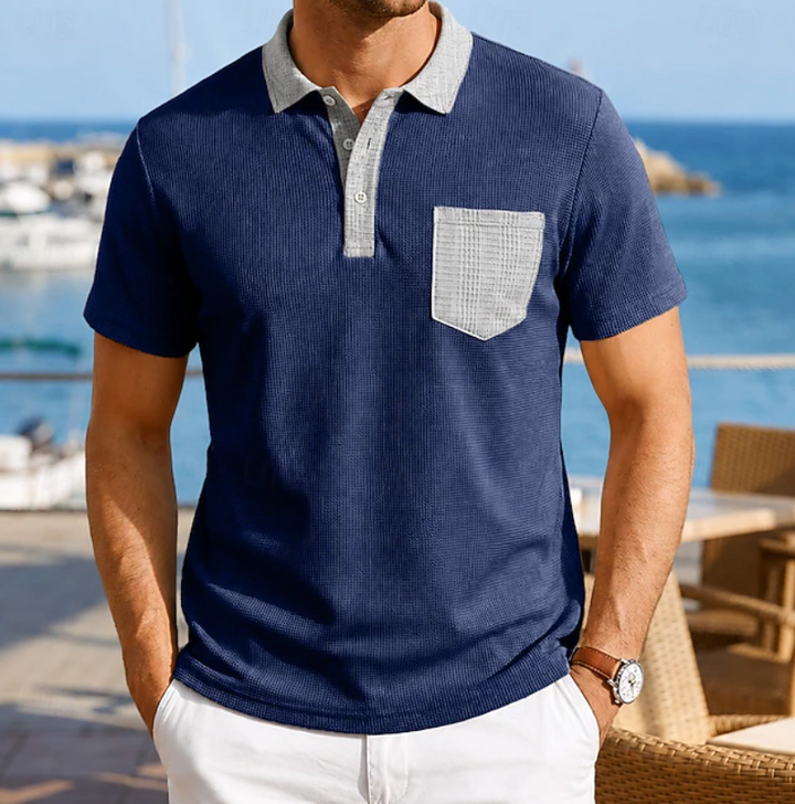 Harrison | Contrast Pocket Polo Shirt