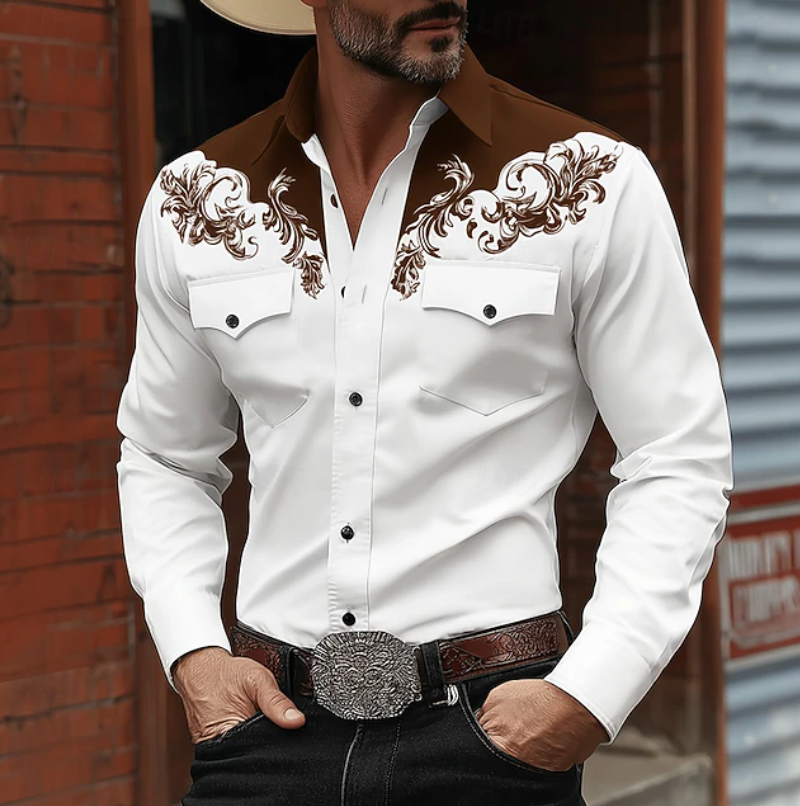 Ridgewood | Western Embroidered Button Shirt