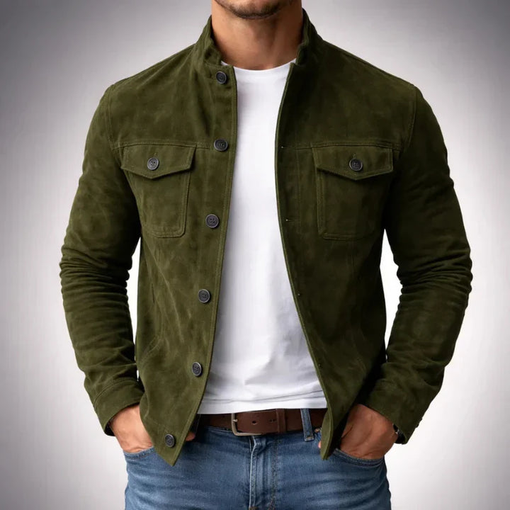 Jacob | Classic Pocket Suede Jacket