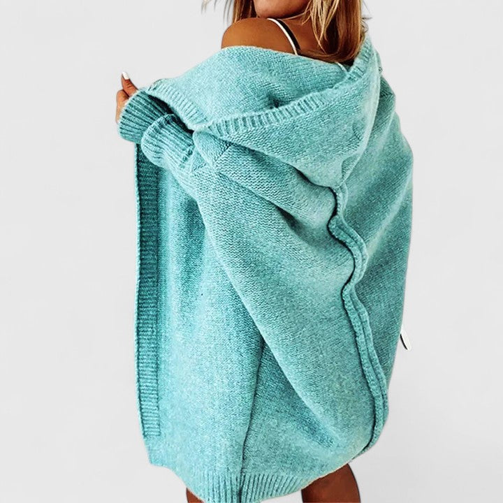 Women’s Cardigan | Hooded Open Front