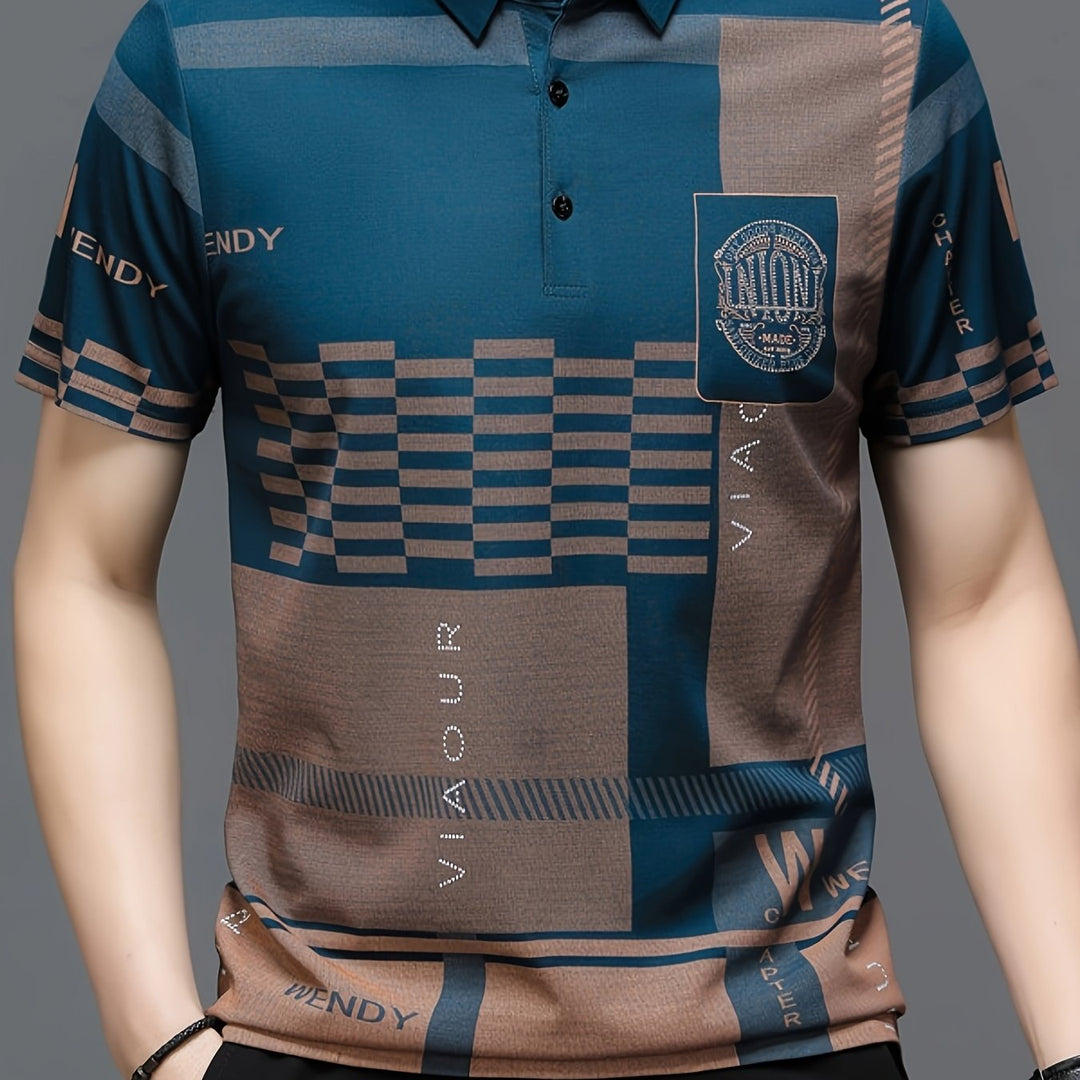 Nathaniel | Refined Colorblock Polo Shirt