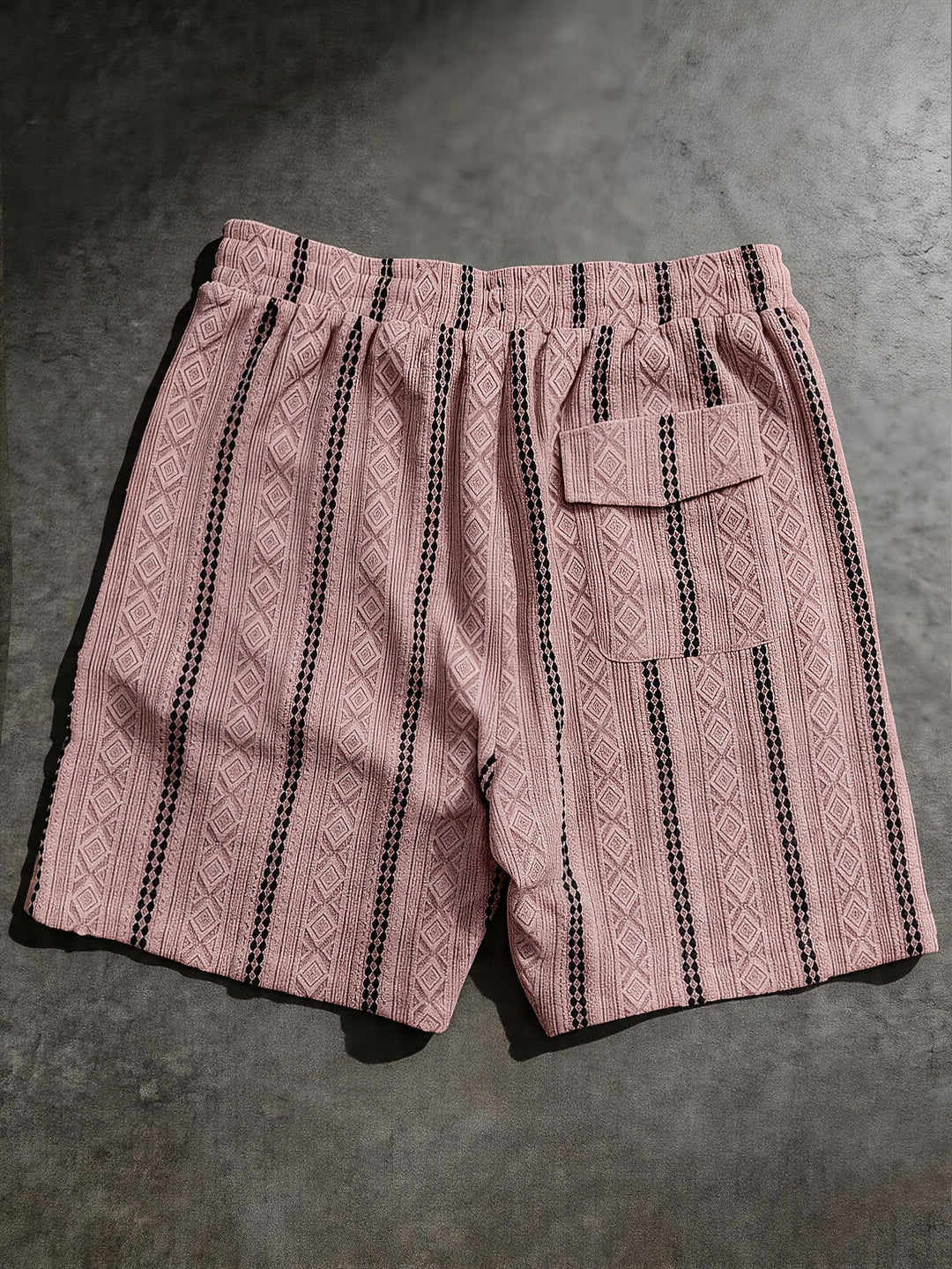 Nolan | Textured Drawstring Shorts