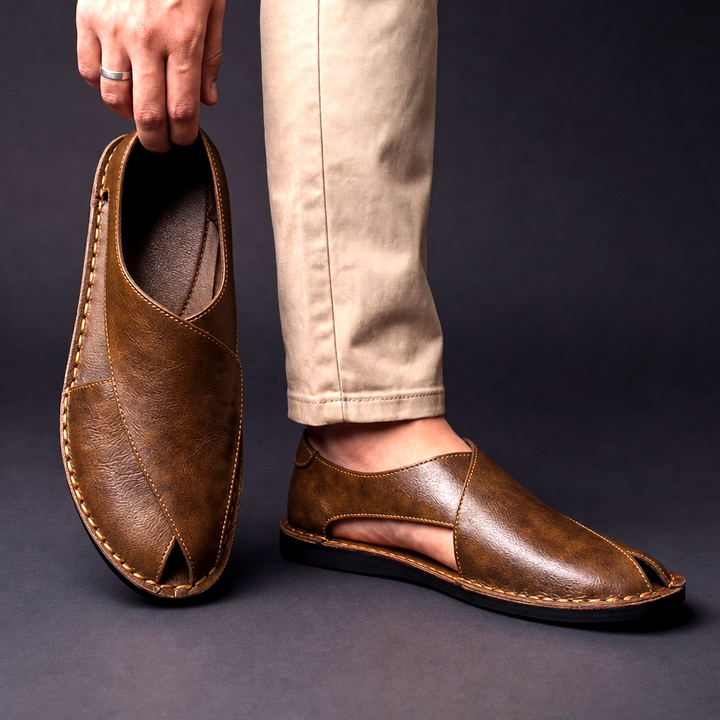 Lorenzo | Handcrafted Open-Toe Sandals