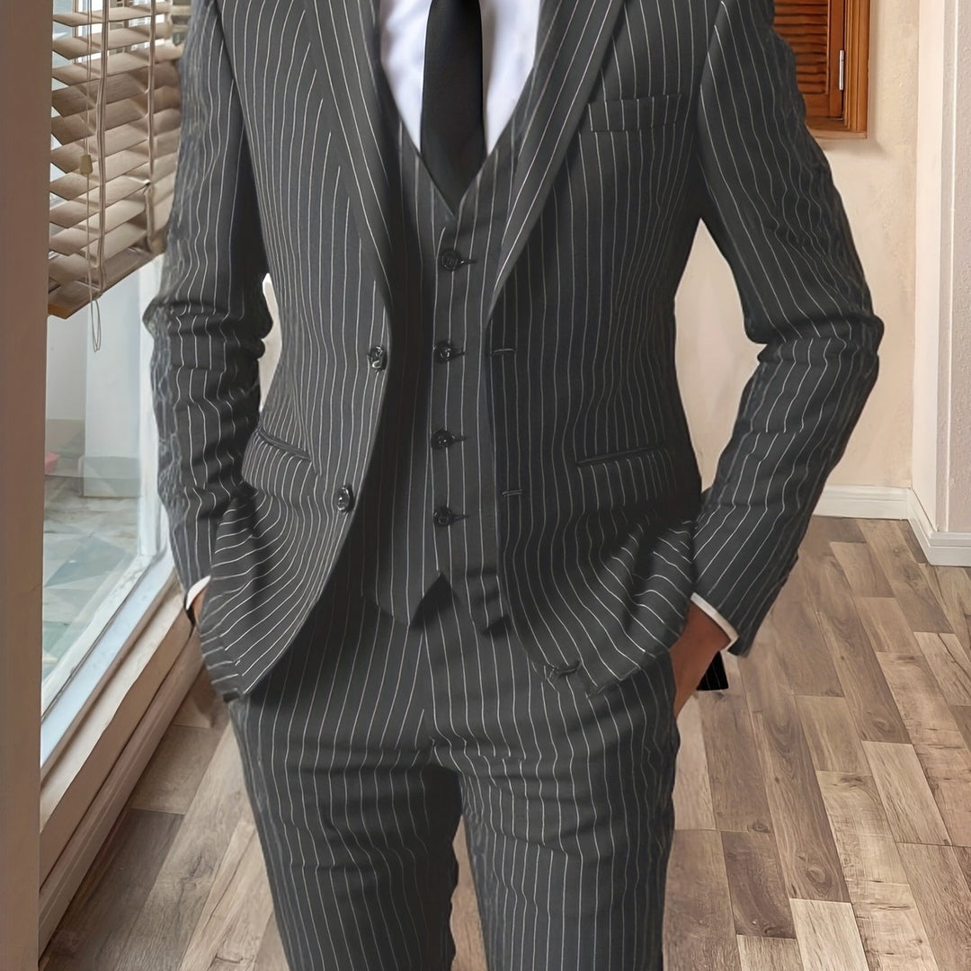 Sullivan | Pinstripe Three-Piece Suit
