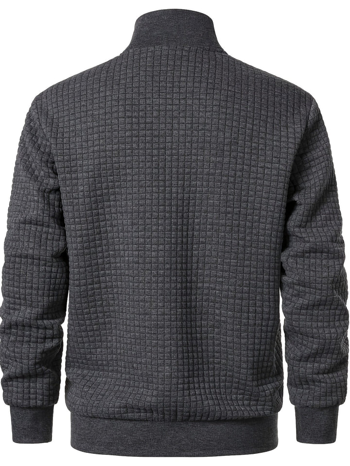 Sullivan | Textured Stand-Collar Jacket