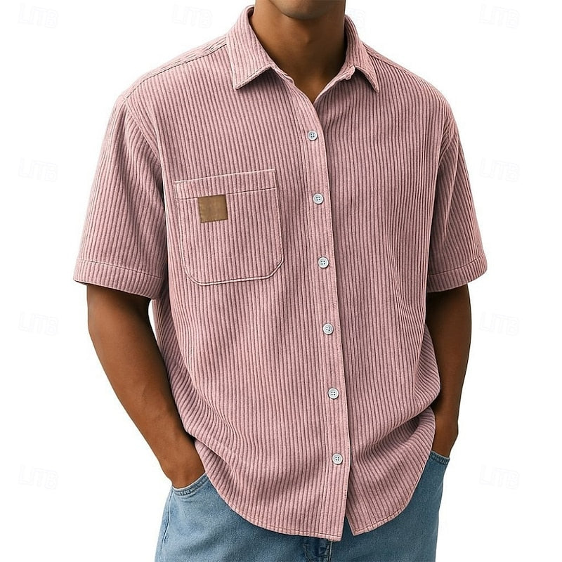 Declan | Textured Short Sleeve Shirt