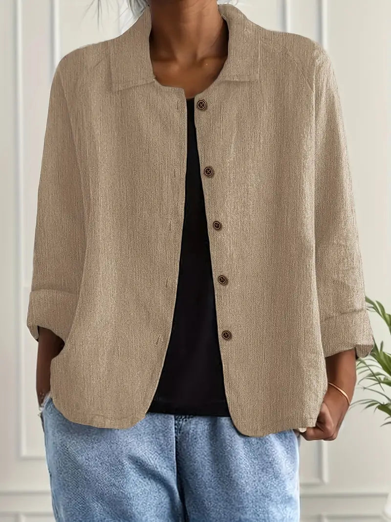 Women’s Blouse | Long Sleeve Button-Up