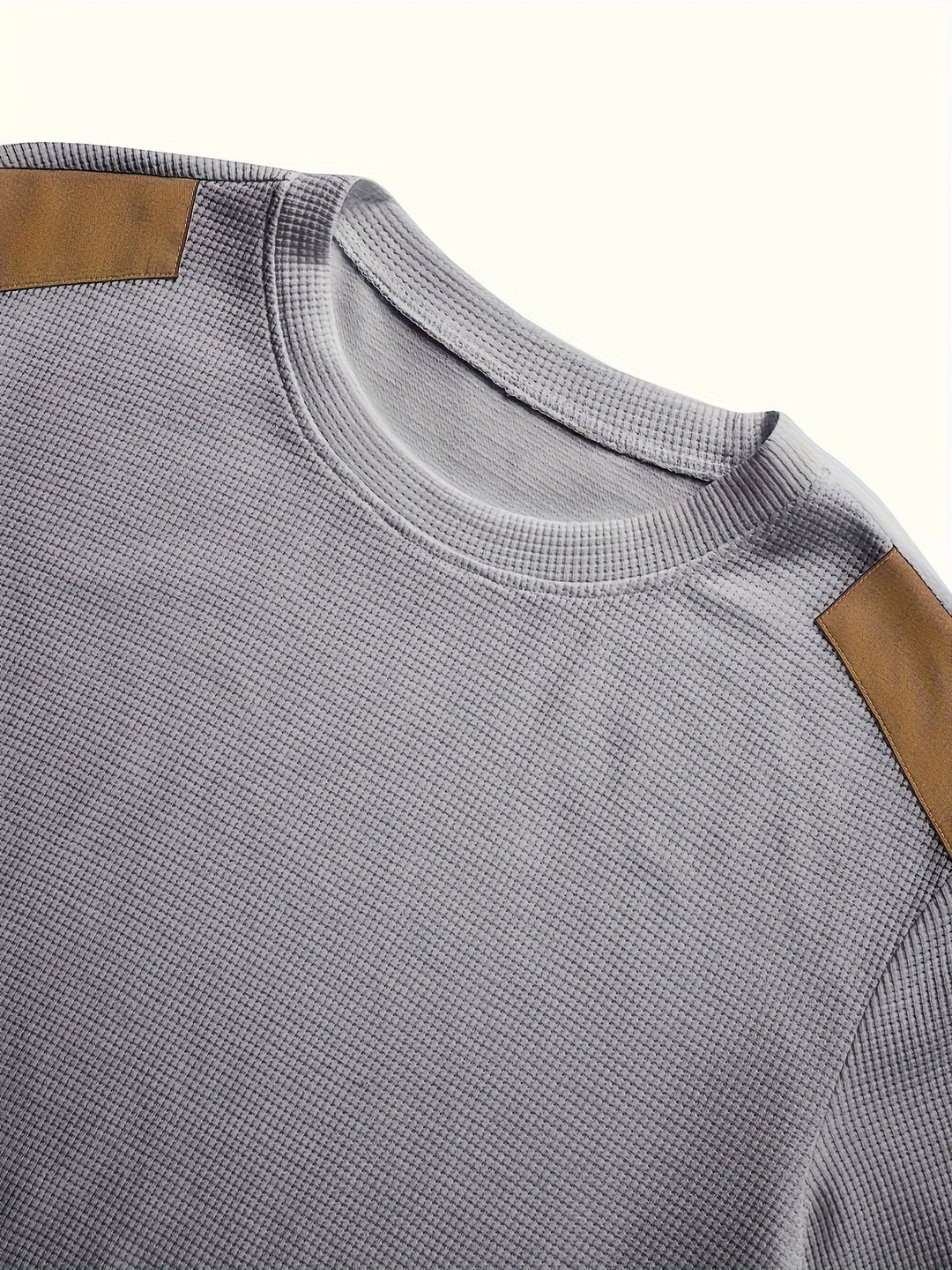 Aaron | Textured Elbow-Patch Pullover