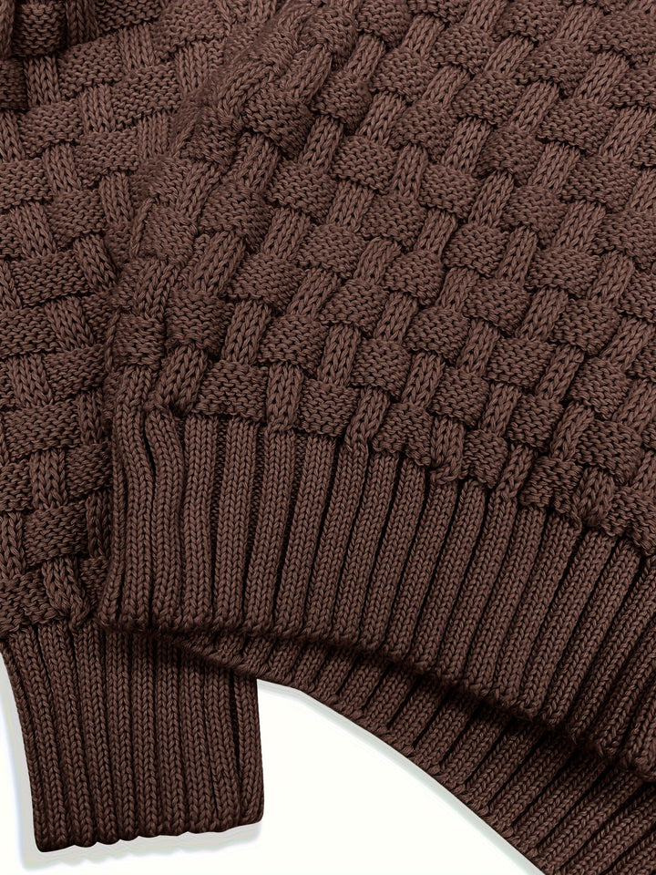 Alistair | Textured Shawl-Collar Sweater