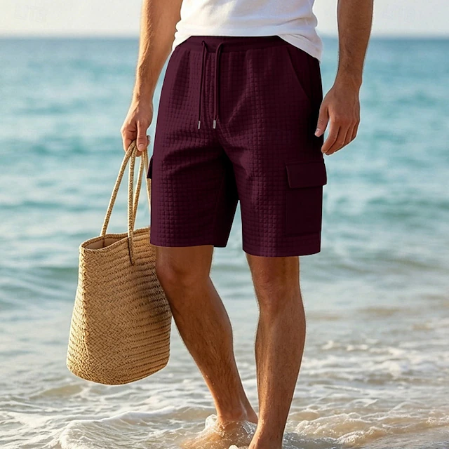 Bradford | Textured Drawstring Shorts
