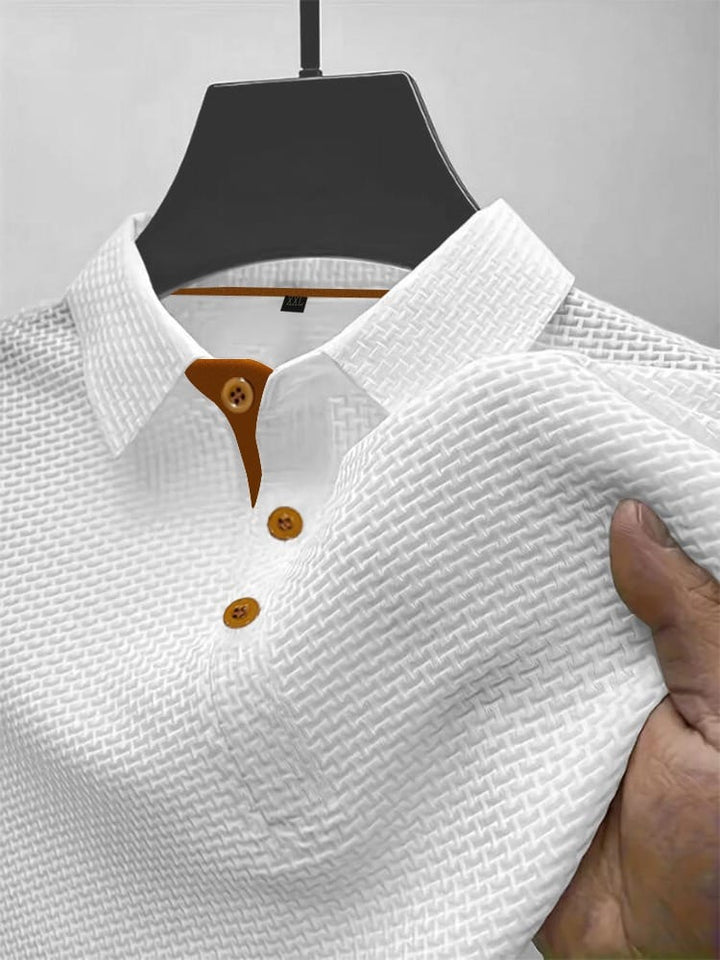 Harrison | Refined Textured Polo Shirt